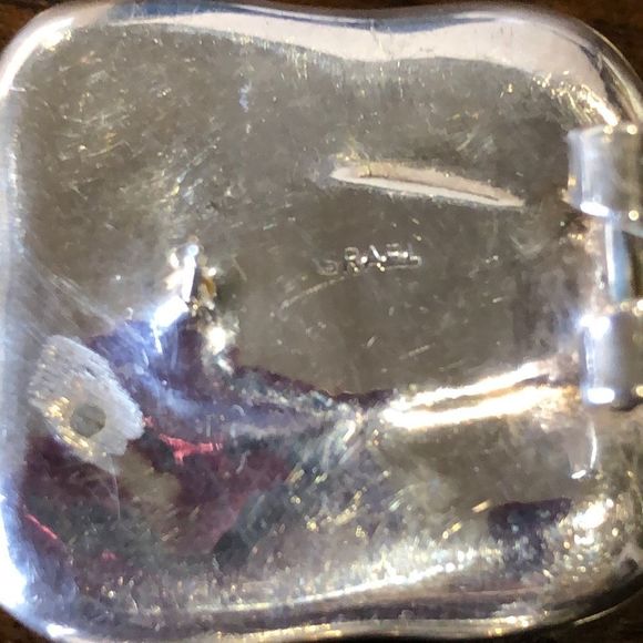 SIMON SEBBAG Sterling Silver Square Early Edition Earrings Made In Israel - Picture 7 of 17